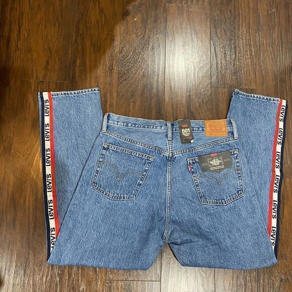 Levi's 501 Cropped Skinny Jeans Spectator Sport - Picture 5 of 15